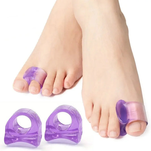 (4 Pairs) Gel Soft Toe Separators For Bunions - Correct Big Toe Alignment - Piachoi Store