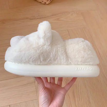 Teddy Bear Plush Slippers – Cozy Comfort with a Cuddly Twist