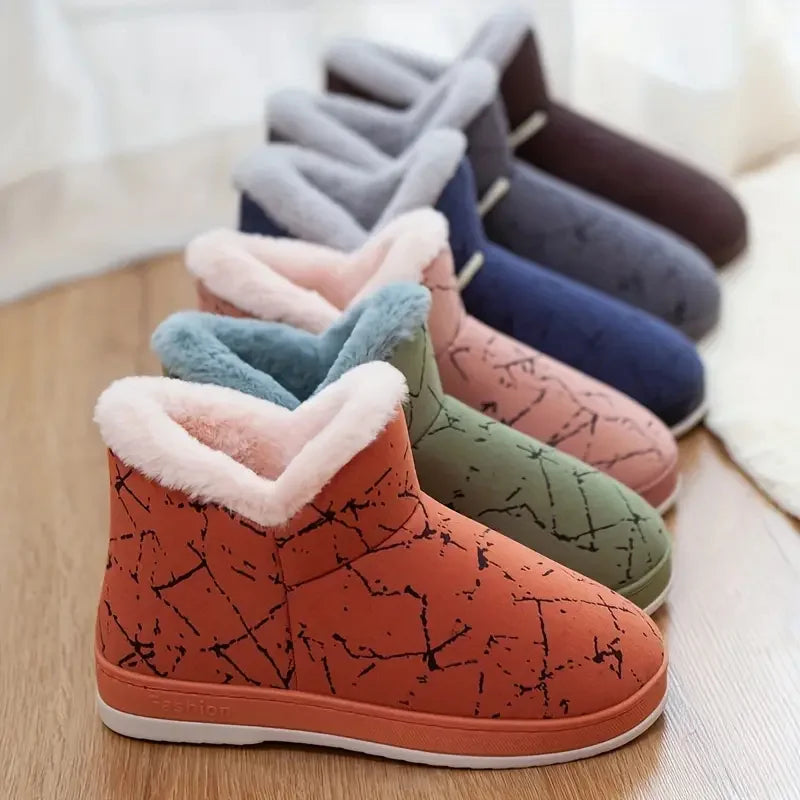 Cozy Slipper Boots for Women - Ultra-Soft Fleece Lining