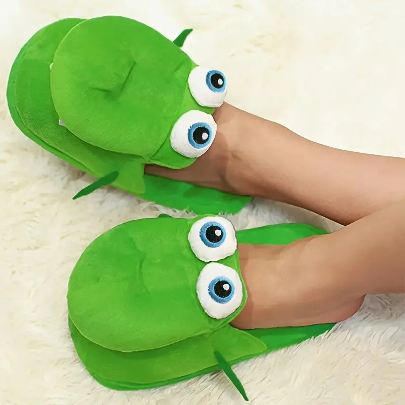 Cute Animal Plush Slippers Unisex – Soft, Cozy, Non-Slip House Shoes