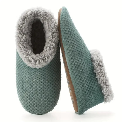 Ultimate Home Comfort & Warmth: Cozy Sherpa-Lined Slippers