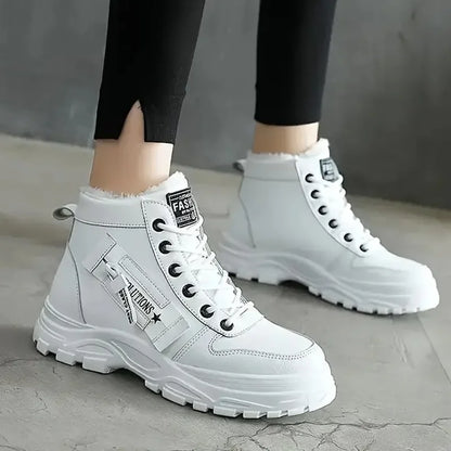 Stylish Warm High-Top Sneakers for Women