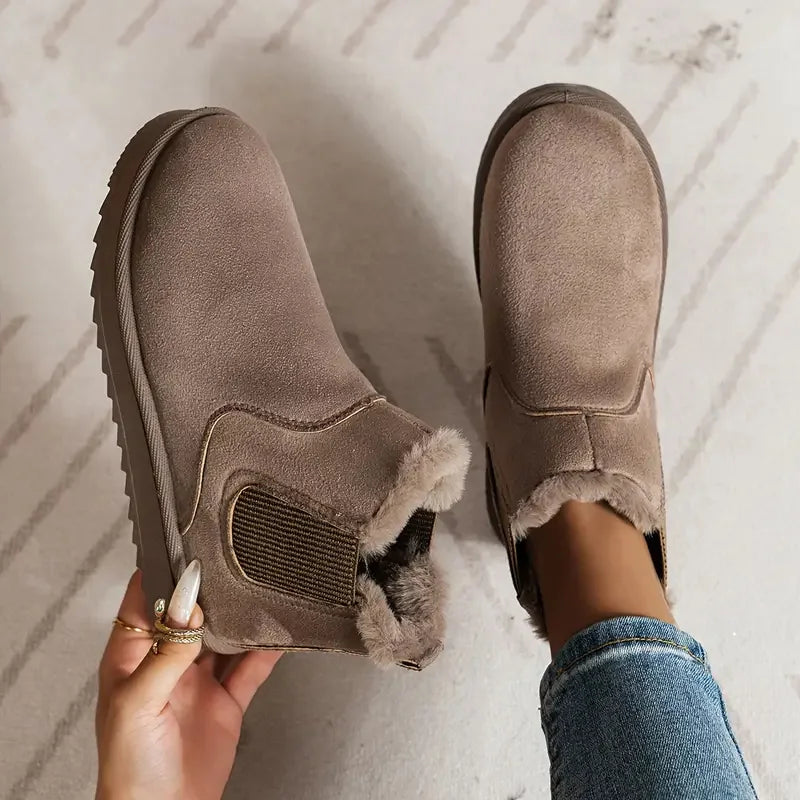 Step into Comfort: Cozy Chic Ankle Plush Lined Boots for Every Occasion