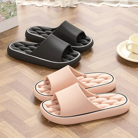 Comfortable Indoor Home Slides - Simple Soft Sole Pillow Slides - Piachoi Store