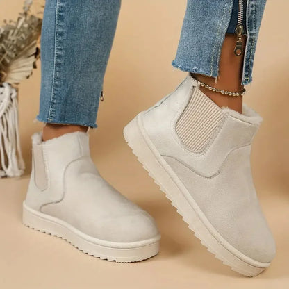 Step into Comfort: Cozy Chic Ankle Plush Lined Boots for Every Occasion