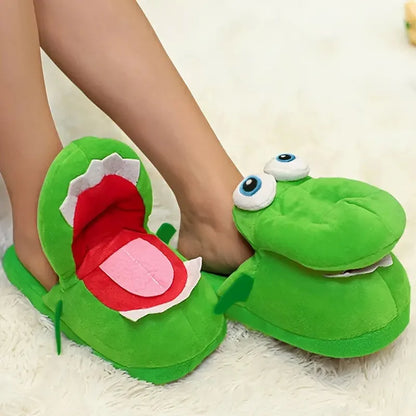 Cute Animal Plush Slippers Unisex – Soft, Cozy, Non-Slip House Shoes