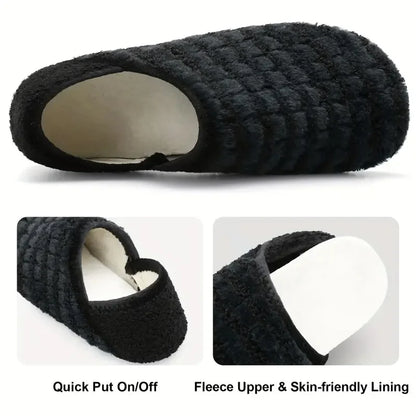 Heavenly Soft Cozy Home Plush Flat Sock Slippers