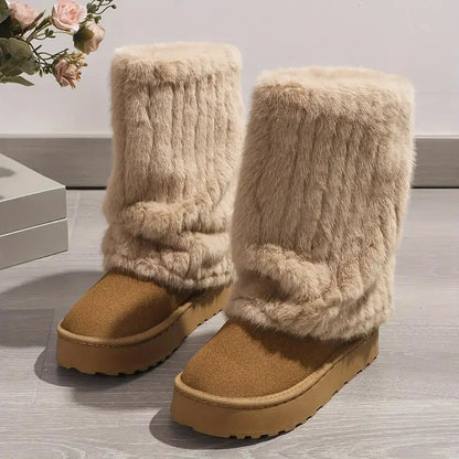 Step into Comfort - Plush Winter Warmth Boots