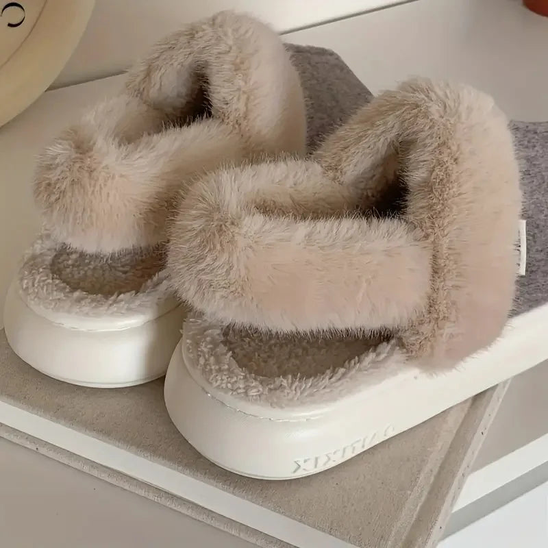 Fluffy House Slippers for Women