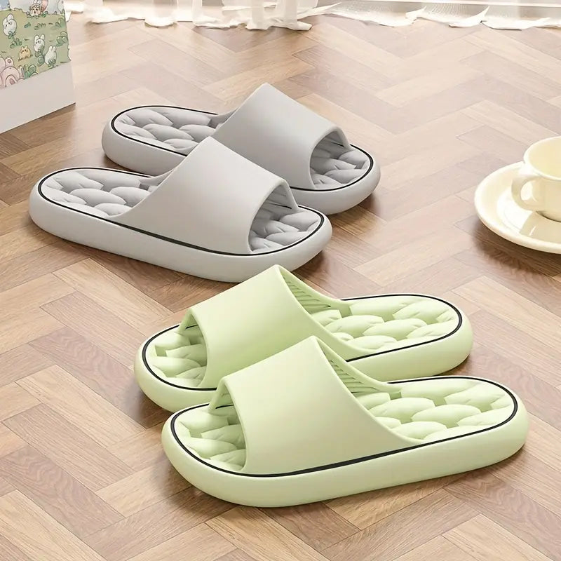 Comfortable Indoor Home Slides - Simple Soft Sole Pillow Slides - Piachoi Store