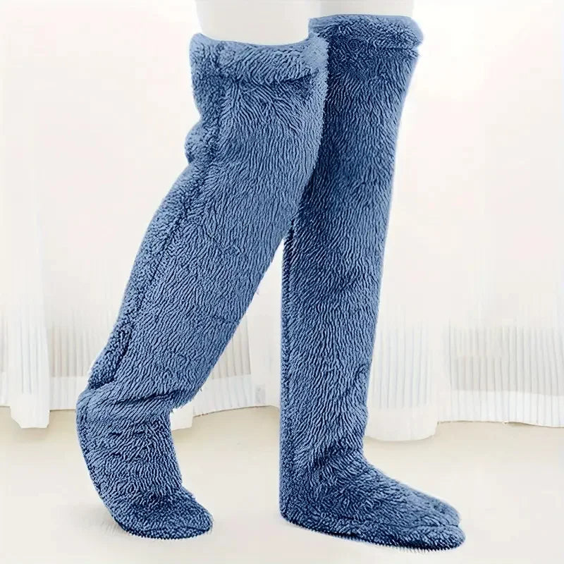 Cozy Winter Essentials: Plush Over-the-Knee Socks