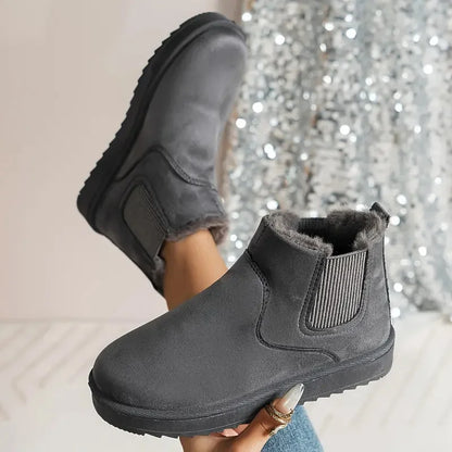 Step into Comfort: Cozy Chic Ankle Plush Lined Boots for Every Occasion