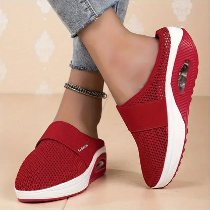 Comfortable Air-Cushioned Walking Shoes - Womens Mesh Sneakers