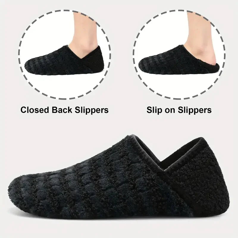 Heavenly Soft Cozy Home Plush Flat Sock Slippers