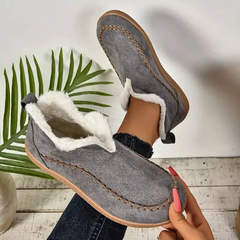 Plush Lined Slippers for Women