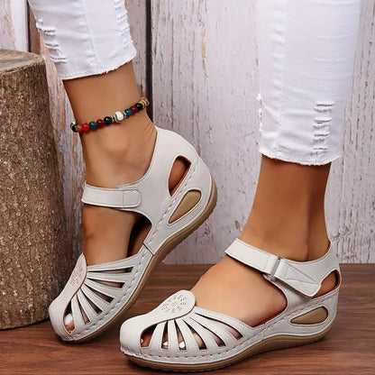 Women's Lightweight Flat Sandals - Low Wedge Casual Shoes - Piachoi Store