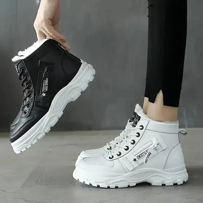 Stylish Warm High-Top Sneakers for Women