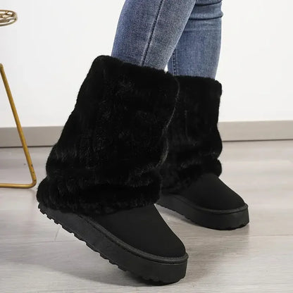 Step into Comfort - Plush Winter Warmth Boots