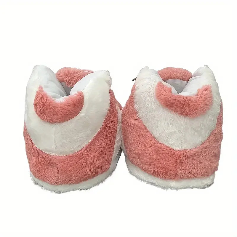 Cozy Plush Star Slippers Unisex – Ultra-Soft Fluffy House Shoes with Non-Slip Sole