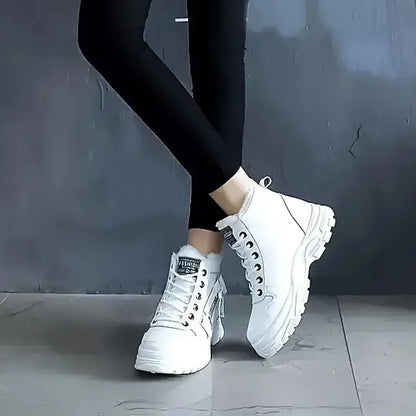 Stylish Warm High-Top Sneakers for Women