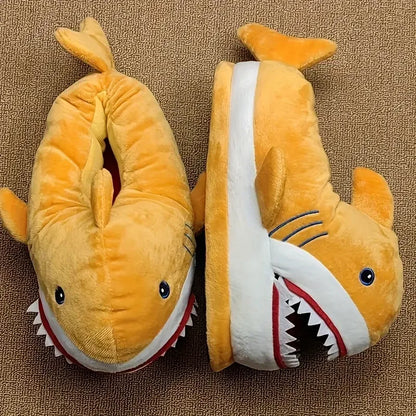 Unleash Fun & Warmth: Cozy Shark Plush Slippers for Ultimate Relaxation