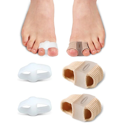 4Pcs Gel Big Toe Separators Bunion Corrector - Hammer Toe Straightener - Piachoi Store