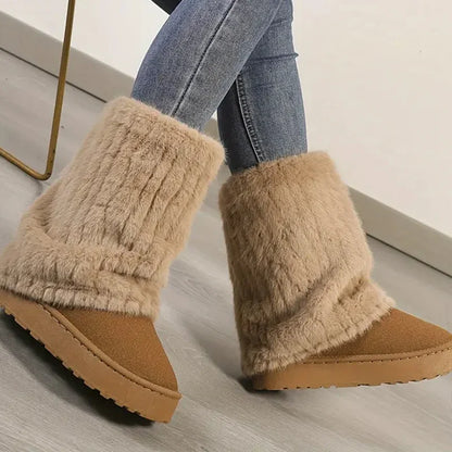 Step into Comfort - Plush Winter Warmth Boots