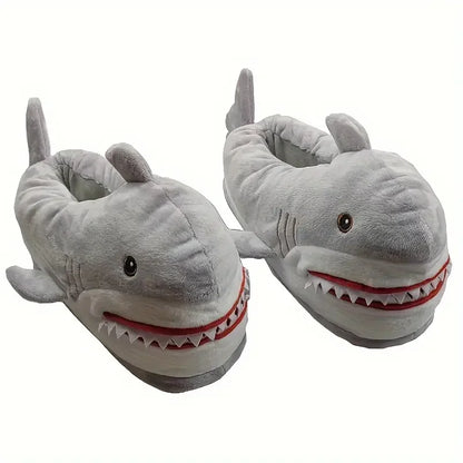 Unleash Fun & Warmth: Cozy Shark Plush Slippers for Ultimate Relaxation