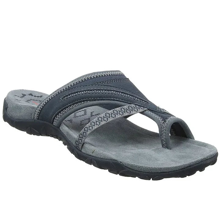 Women's Orthopedic Cross-Strap Flip-Flops: Comfortable and Casual