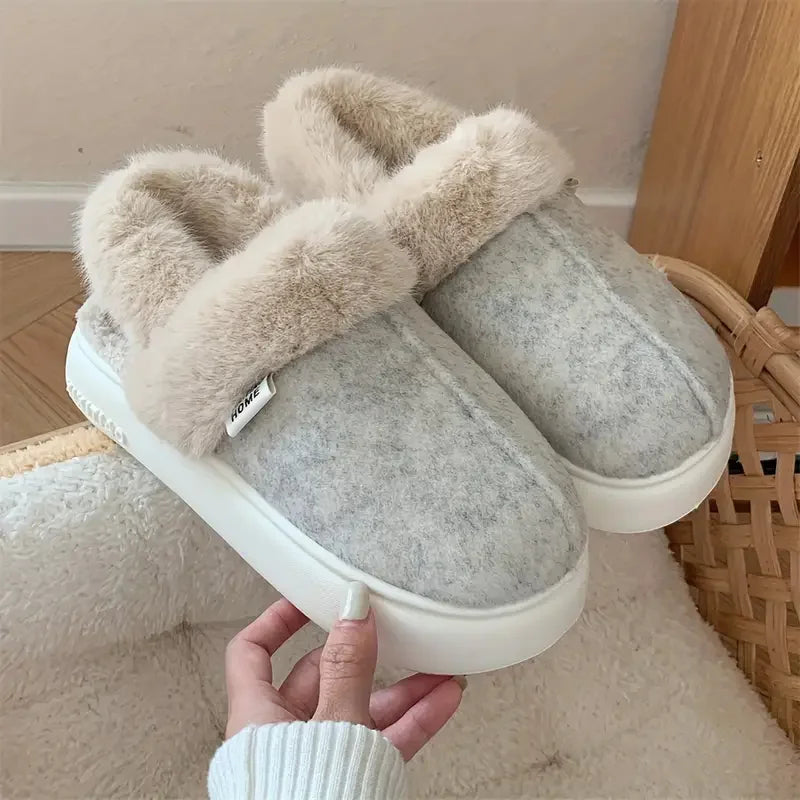 Fluffy House Slippers for Women