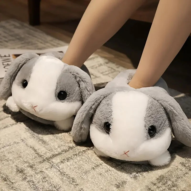 Cozy Cuteness: Plush Bunny Slippers for Ultimate Relaxation