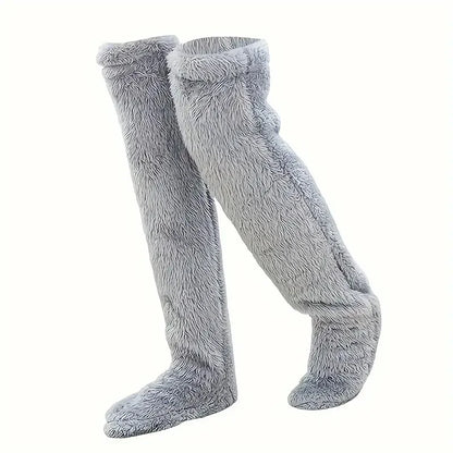 Cozy Winter Essentials: Plush Over-the-Knee Socks