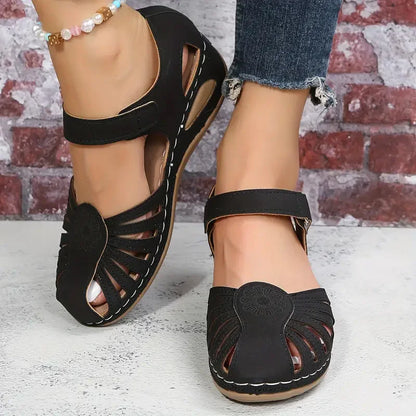 Women's Lightweight Flat Sandals - Low Wedge Casual Shoes - Piachoi Store