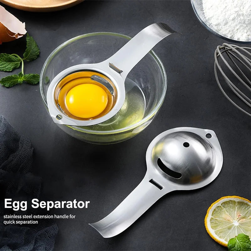 Egg Yolk White Separator - Stainless Steel Egg Yolk Filter Kitchen Gadgets - Piachoi Store