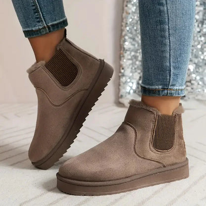 Step into Comfort: Cozy Chic Ankle Plush Lined Boots for Every Occasion