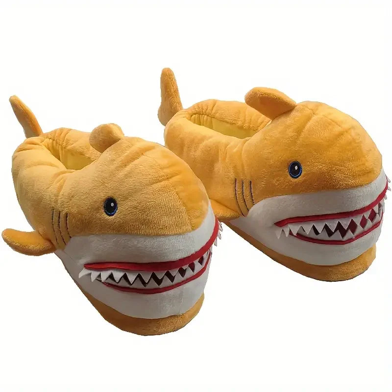 Unleash Fun & Warmth: Cozy Shark Plush Slippers for Ultimate Relaxation