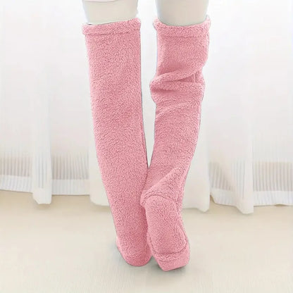 Cozy Winter Essentials: Plush Over-the-Knee Socks